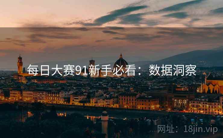 每日大赛91新手必看：数据洞察