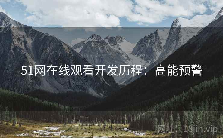 51网在线观看开发历程：高能预警